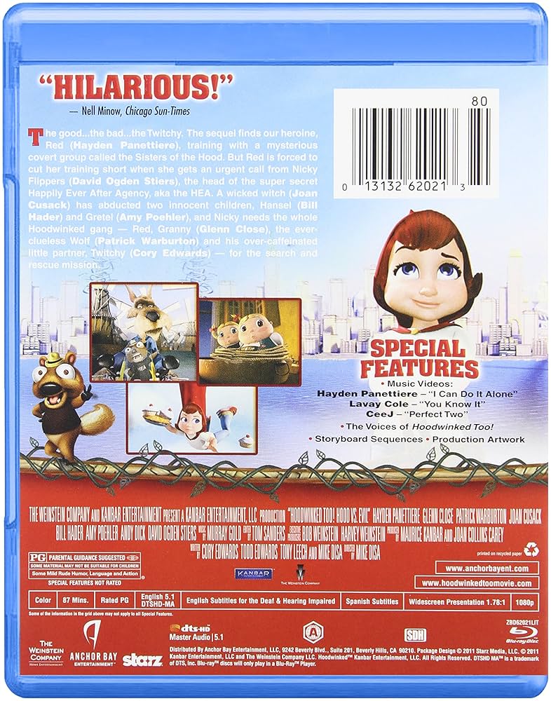 Amazon.com: Hoodwinked Too! Hood Vs. Evil [Blu-ray] : Mike